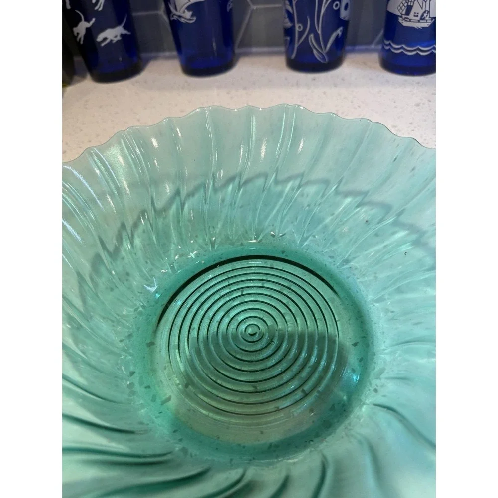 Jeannette Swirl Ultramarine Teal 9
